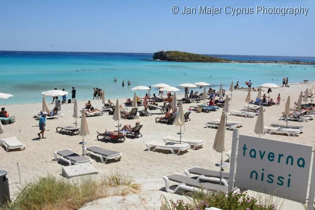 Nissi 3 Amazing Sea View Apartment Ayia Napa Bagian luar foto