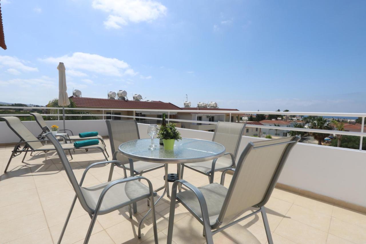Nissi 3 Amazing Sea View Apartment Ayia Napa Bagian luar foto